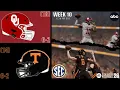 (18) Oklahoma vs. (14) Tennessee | Week 10 - Simulation | College Football 26