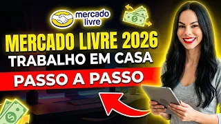 (MELHOR IMPOSSÍVEL) Como trabalhar em CASA (100% GRÁTIS) para o Mercado Livre