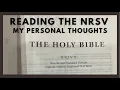 I Read it My Thoughts on the NRSV Translation