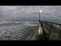 Heavy Surf at High Tide March 23rd 2024 at North Topsail Beach NC