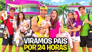 DESAFIO DOS FILHOS EM DUPLA!  *quem é o melhor pai?