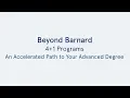 Barnard College 4 1 Pathways