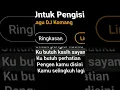 Download Lagu lirik DJ untuk pengisi hati ku