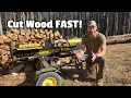 Champion 27-Ton Log Splitter 3-Year Review Demonstration