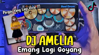 Download DJ EMANG LAGI GOYANG X AMELIA TIKTOK REMIX REAL DRUM COVER MP3