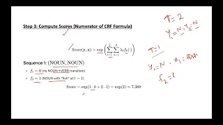 Lecture 84 Conditional Random Fields CRF Example