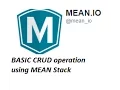 MeanStack Basic CRUD application