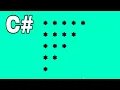 C Drawing Star Pattern using for loop
