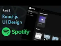 Build the Spotify UI in React js Part 5 - Styling Playlist component