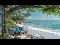 (NO ADS) Oceanfront Reading Nook & Gentle Waves 🌊📚 | Coastal Ambience for Calm, Focus & Sleep