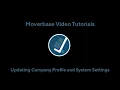 Updating your Moverbase System Settings
