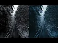 Create a cold winter mood for your photos in Photoshop Lightroom