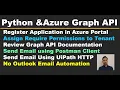 Python Azure Graph API Email Automation Email Automation Using Python API for Email Automation