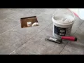 Grouting Armstrong Alterna Tiles with Acrylic Premixed Grout S-693
