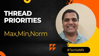 Thread Priorities in Java MAX MIN NORM Priority MultiThreading Practical