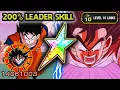 200 LEADER SKILL 100 PHY F2P LR GOKU LEVEL 10 LINKS Dragon Ball Z Dokkan Battle