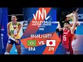 BRA vs. JPN - Highlights Week 2 | Women's VNL 2021