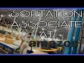 Working at an AMAZON Warehouse Sortation Associate Inside Footage