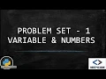 Python Problem Set 1 Variable and Numbers