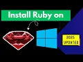 Install Ruby on Windows 11 Quickly - Beginner Tutorial