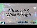 AltspaceVR Walkthrough
