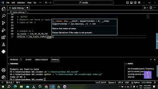 MM Python Tuple index Method Explained Search and Retrieve Index in Tuples