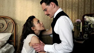 دكتور نفسي بيقع في حب مريضة عنده وبيعالجها بطرق غريبة ومخيفة قصة حقيقية A Dangerous Method 