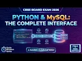 Interface of Python with MySQL Class 12 Computer Science Quick Revision 2026