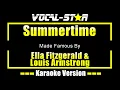 Download Lagu Summertime - Ella Fitzgerald \u0026 Louis Armstrong KARAOKE