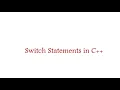 Switch Statement in C with examples malayalam