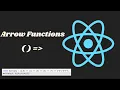 Arrow Functions Converting normal function to arrow function Nesting of arrow function