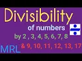 Divisibility Of Numbers Divisibility Test of Numbers Learning if a number is Divisible by 2