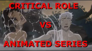 critical role vs vox machina animated series the bath tub scene legendofvoxmachina