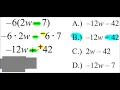 Distributive Property - When There s a Negative Multiplier