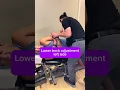 Chiropractor performing treatment on pro volleyball player