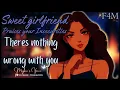 Sweet girlfriend praises your Insecurities F4M Image Comfort Compliments