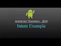 Tamil Android app development training Working with intent part 6