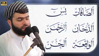 سورة الصافات ـ يس ـ دخان ـ الرحمن ـ الجن ـ الواقعة بصوت بيشةوا قادر الكردي 