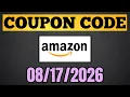 Amazon Coupon Code August 2026 - Amazon Discount Code Promo Code