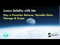 Learn Solidity with Me Day 4 Function Returns Variable Data Storage and Scope