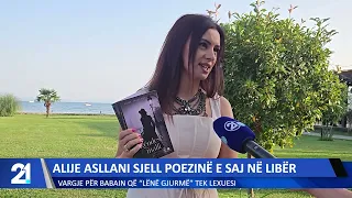 Alije Asllani sjell poezinë e saj në libër, vargje për babain që “lënë gjurmë” tëk lexuesi