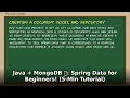 Java MongoDB Master Spring Data for Beginners in 5 Mins