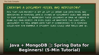 Java MongoDB Master Spring Data for Beginners in 5 Mins