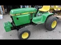 John Deere 400 Garden Tractor Front Suitcase Weight Bracket Build