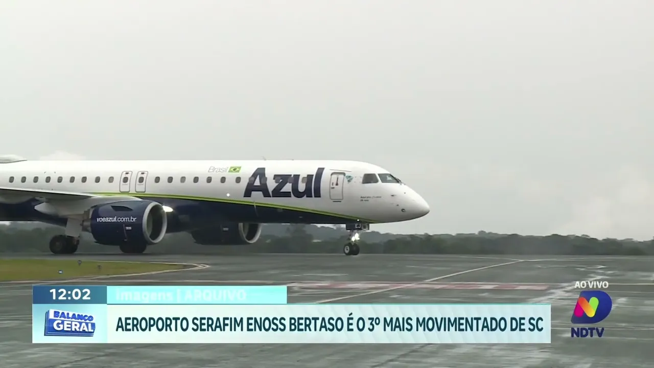Aeroporto de Chapecó Registra Aumento no Fluxo de Passageiros
