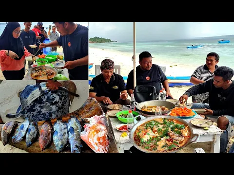 Download MP3 Traditional Food makan besar bersama Mbah Joyo tamu Istimewah Yogyakarta di Pantai Lakeba 🏝