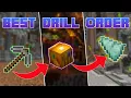 The BEST Drill Order in Hypixel Skyblock