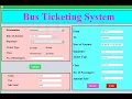 Bus Reservation System with Java
