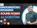 3 17 Round Robin scheduling algorithm in os in hindi with example operating system