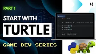 Python Turtle Tutorial for Beginners - Your First Turtle Program
